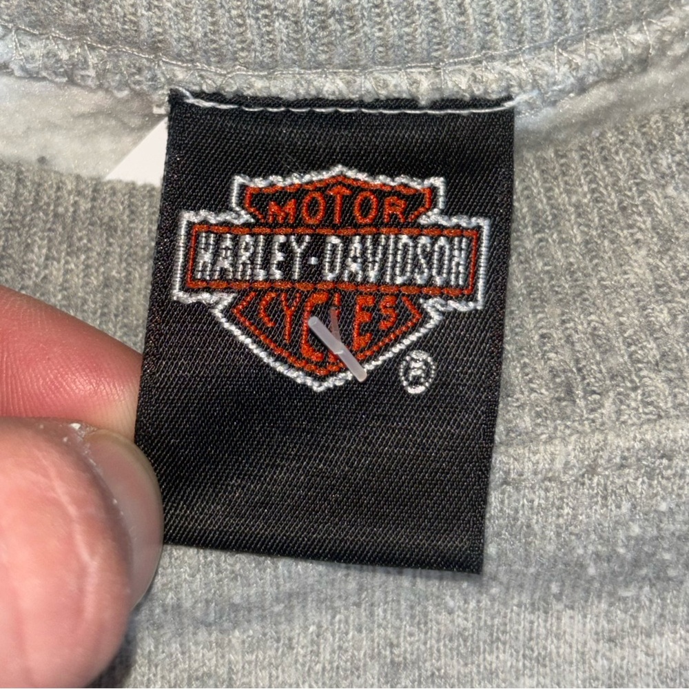 Vintage 1997 Harley Davidson 95th Anniversary Worth Kansas City Biker Crewneck - Picture 4 of 4